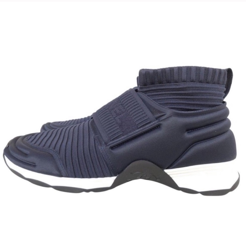 CHANEL high top sock sneakers
